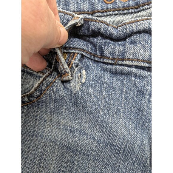 Cody James Jeans Mens 34x32 Blue Bootcut Western Stretch Denim Distressed Faded - Picture 5 of 16